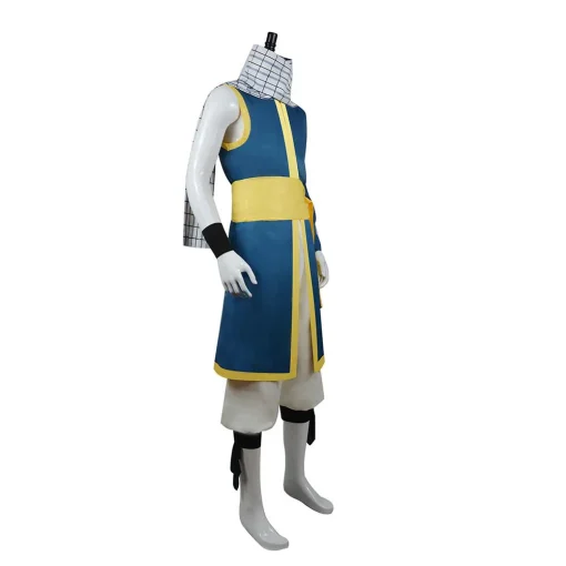 2024 Natsu Dragneel Blue Outfit Halloween Cosplay Costume - Image 2