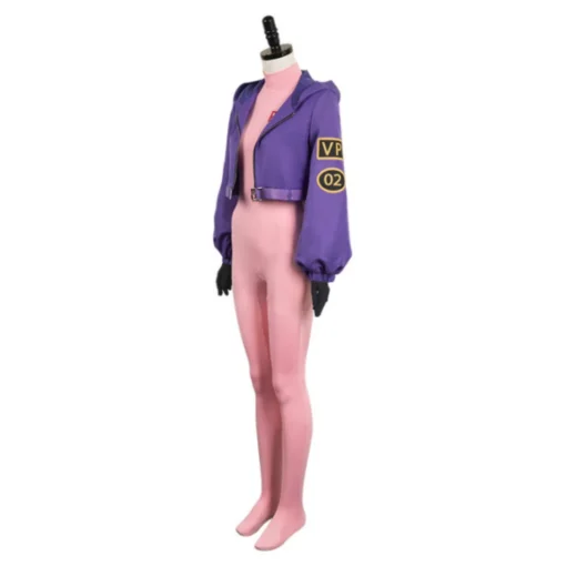 OP Lilith Women Pink Set Halloween Cosplay Costume - Image 4