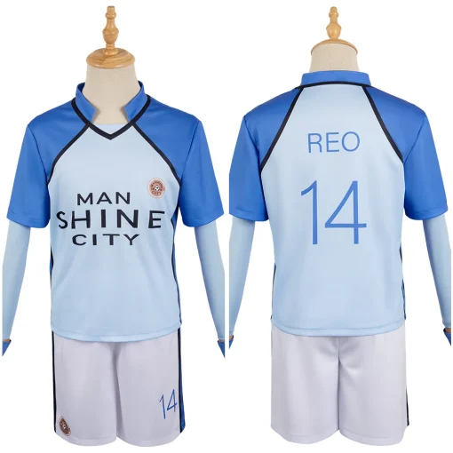 BLUE LOCK Nagi Seishiro Reo Mikage Hyoma Chigiri Blue Team Uniform Cosplay Costume - Image 2