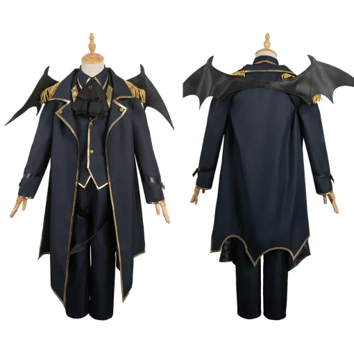 BLUE LOCK Nagi Seishiro Dark Blue Devil Outfit Party Carnival Halloween Cosplay Costume - Image 2