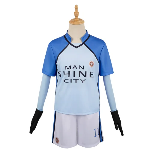 BLUE LOCK Nagi Seishiro Reo Mikage Hyoma Chigiri Blue Team Uniform Cosplay Costume