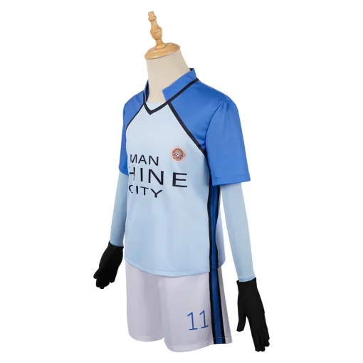 BLUE LOCK Nagi Seishiro Reo Mikage Hyoma Chigiri Blue Team Uniform Cosplay Costume - Image 4