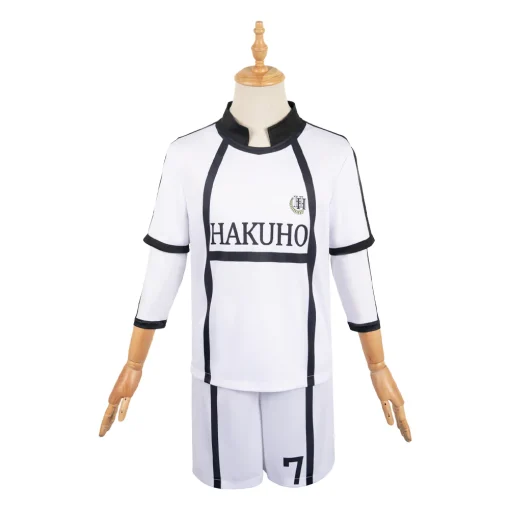 BLUE LOCK Nagi Seishiro White Team Uniform Halloween Cosplay Costume