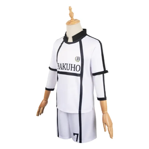 BLUE LOCK Nagi Seishiro White Team Uniform Halloween Cosplay Costume - Image 3