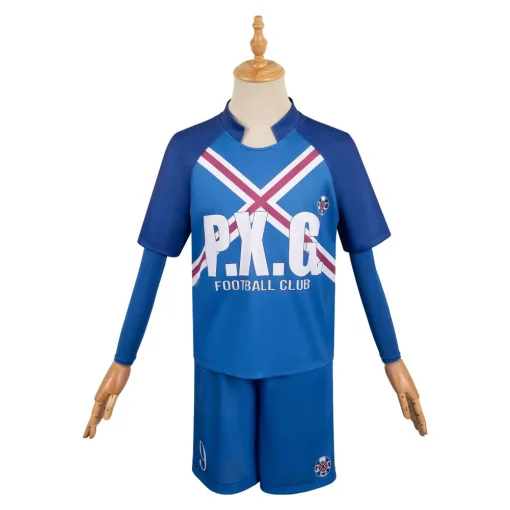 BLUE LOCK Rin Itoshi Blue Team Uniform Halloween Cosplay Costume