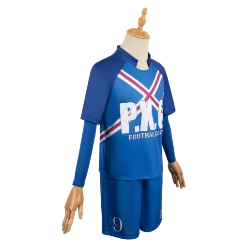 BLUE LOCK Rin Itoshi Blue Team Uniform Halloween Cosplay Costume - Image 5