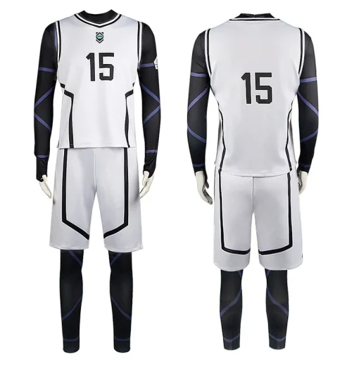 BLUE LOCK  Football Uniform Cosplay Costume Top Shorts Outfits Halloween Suit