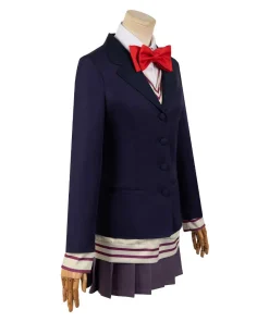 dandadan anime aira shiratori women blue uniform dress party carnival halloween cosplay costume 4 1024x