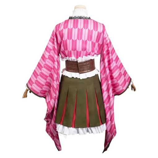 Kanroji Mitsuri Women Kimono Outfit Halloween Cosplay Costume - Image 4