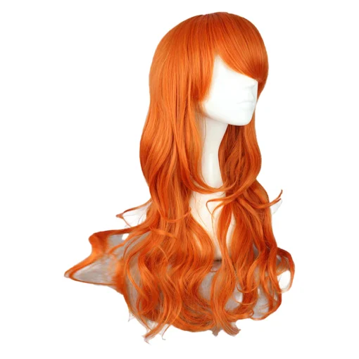 OP Nami Cosplay Wig Heat Resistant Synthetic Hair Halloween Props - Image 3