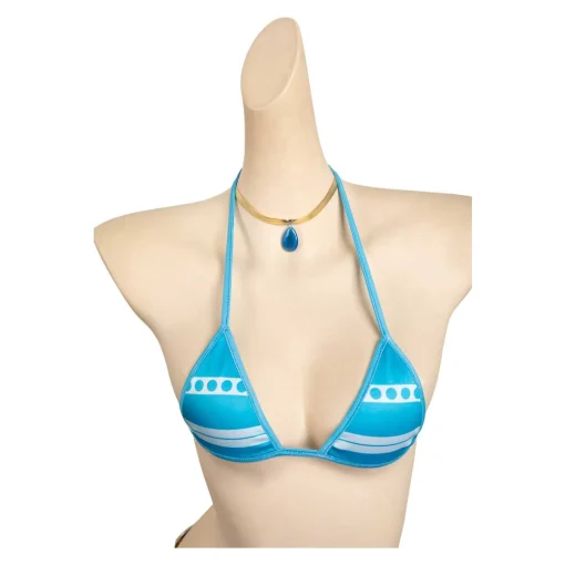 OP Nami Women Blue Bikini Set Swimsuit Halloween Cosplay Costume - Image 6