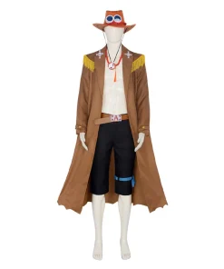 one piece anime portgas d. ace brown outfit party carnival halloween cosplay costume 1 1024x