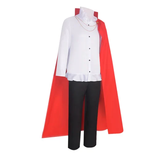 OP Sanji Top Pants With Cloak Set Halloween Cosplay Costume - Image 3