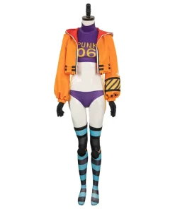 one piece anime york women orange suit party carnival halloween cosplay costume 2 1024x