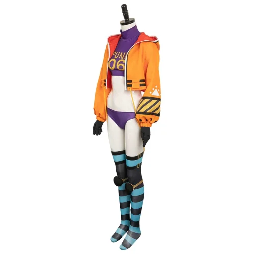 OP York Women Orange Suit Party Carnival Halloween Cosplay Costume - Image 3